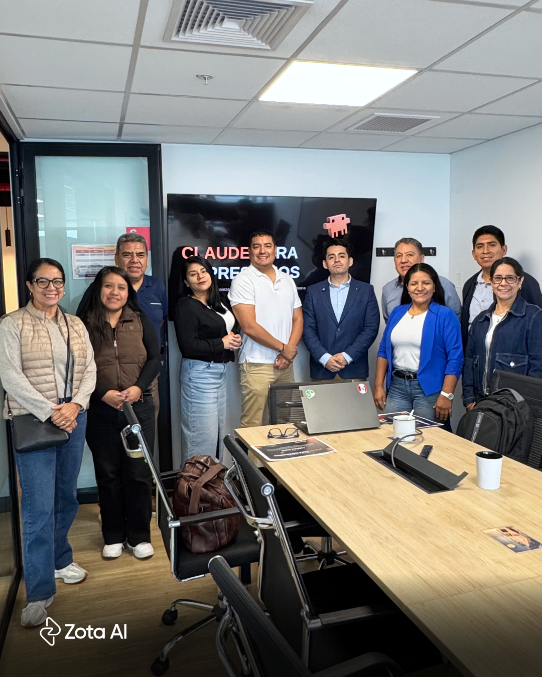 Grupo de participantes del taller
